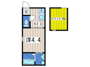 HermitagedeYokosukaKinugasa【2階】の間取り