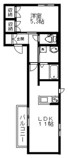Full Field【2階】の間取り