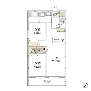 Eminence East【1階】の間取り