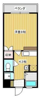 エステートNII(R)【4階】の間取り