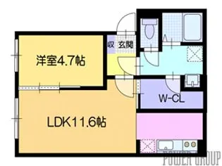 仮)フォルトゥーナ元町駅前【1階】の間取り
