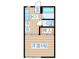 フォーブル小松島【1階】の間取り