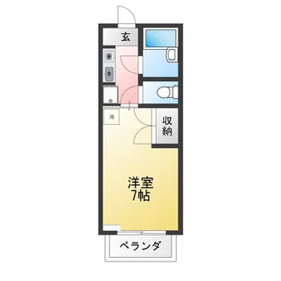 メゾンド・ルミエール【1階】の間取り