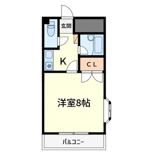 サンヒルズマンション【2階】の間取り