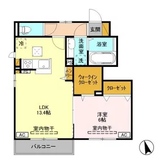 ファミーユ【1階】の間取り