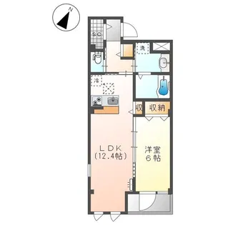 ラゾン・テレサ【3階】の間取り