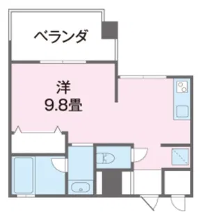 コスモ新都心(O)【3階】の間取り