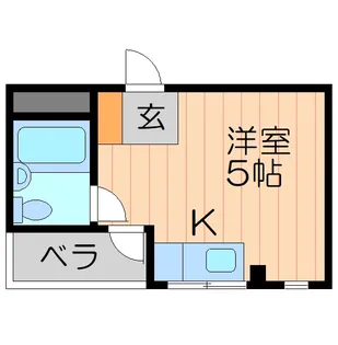 JPアパートメント門真【3階】の間取り