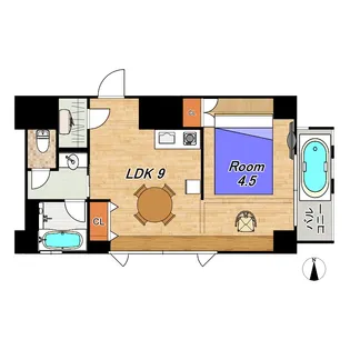 グランドラティス鞘町【6階】の間取り