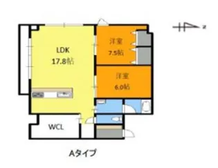 ベンハウス西川緑道公園【7階】の間取り