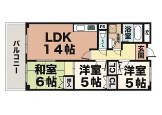 兵庫県神戸市西区大津和2【マンション】の間取り