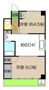 OKマンション【2階】の間取り