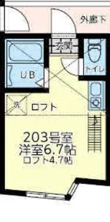 1Rの間取り画像