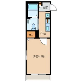 オアシス丘の上【1階】の間取り