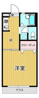フレアケンゾー【1階】の間取り
