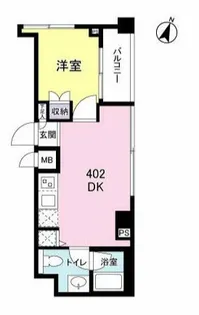 神奈川県横浜市西区戸部町2【マンション】の間取り