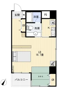 グランビア岡田【6階】の間取り