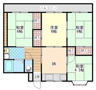 ロイヤルハイツ【1階】の間取り