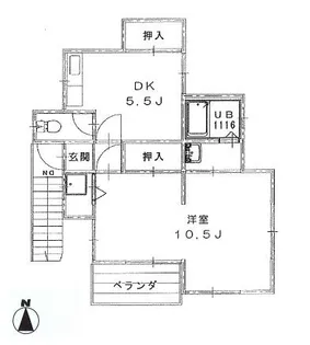 K’Lien(ケーズリアン)【2階】の間取り