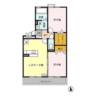 千葉県市原市ちはら台東9【アパート】の間取り