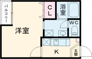 アデライデ東浦和【1階】の間取り