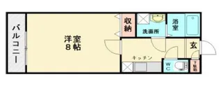 パティオ唐津駅前【2階】の間取り