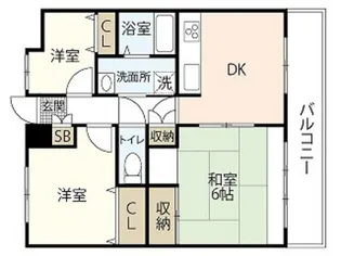 EFT-牛田東【4階】の間取り