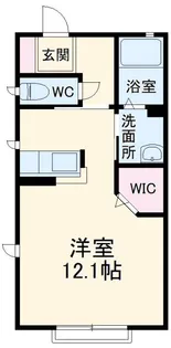 グラシュー アン【1階】の間取り