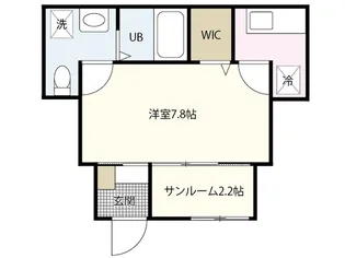 RAFFLES【1階】の間取り