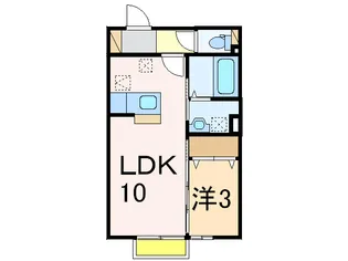 セジュール土合【1階】の間取り