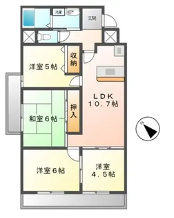 センチュリーハイランド【7階】の間取り