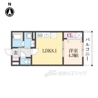 アート香里園【3階】の間取り