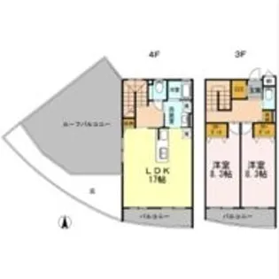 パラボリカ【3階】の間取り