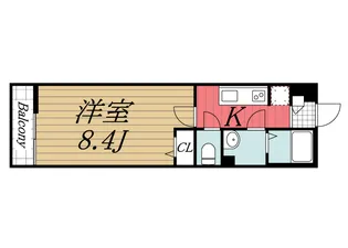 千葉県千葉市美浜区稲毛海岸1【アパート】の間取り