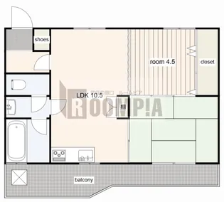 八幡マンションA【3階】の間取り