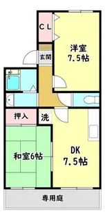 大阪府寝屋川市木田町【アパート】の間取り