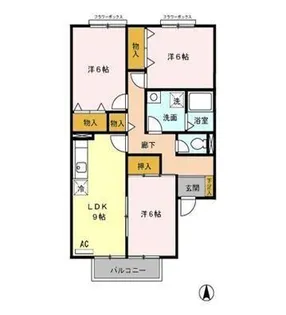 ファミール本郷【1階】の間取り