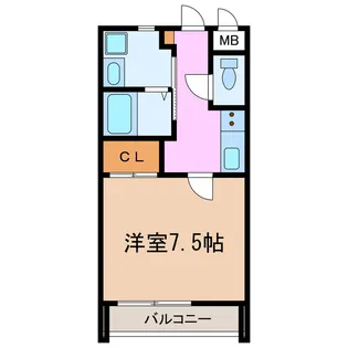 エスポワールAY【1階】の間取り