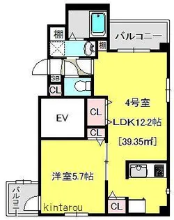 Prime Hills千葉シティ【5階】の間取り