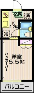 東京都世田谷区新町1【アパート】の間取り