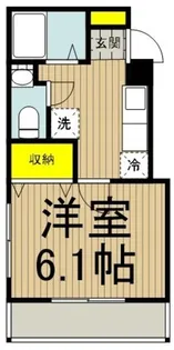 東京都立川市羽衣町3【マンション】の間取り