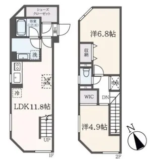 TRADIS 荏原中延の間取り