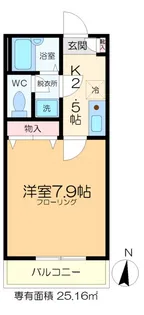 アーバンコートS【2階】の間取り