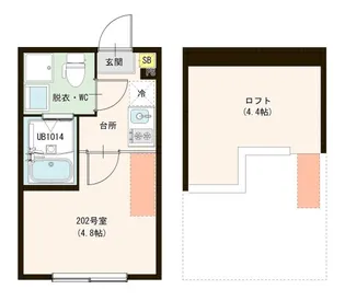 Casa Haml【2階】の間取り