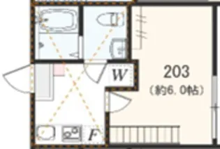 アザーレ・キュリオス中央林間【1階】の間取り