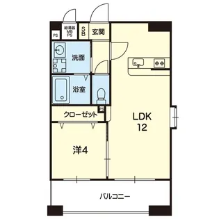 マラナタ県庁東【6階】の間取り