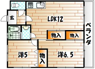 イムズヒル別院【4階】の間取り