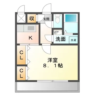 エマーブル矢橋【2階】の間取り