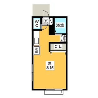パルコート【2階】の間取り