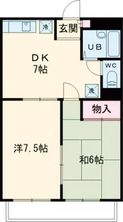 サンライズ百合丘【3階】の間取り